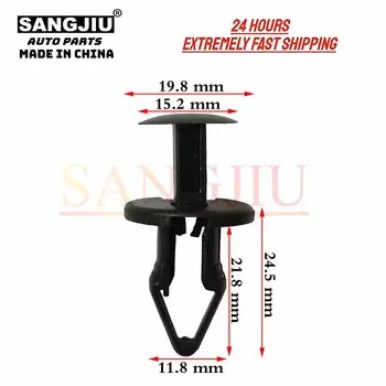 20 шт. зажимы для бампера, фасции, расширители воздушной плотины, совместимые с грузовиками GM Chevrolet GMC C K 11589292