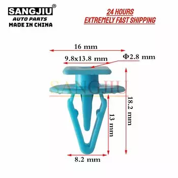 20 шт., зажимы для Honda TSX ZDX Accord 90602-TA0-003