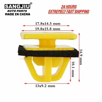 20 шт., зажимы для качающейся панели с герметиком, совместимые с Hyundai Elantra Sonata 87758-3D000