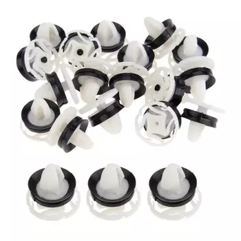 20 шт., зажимы для отделки карт дверной панели автомобиля, фиксаторы, крепежные детали 9345ZN для Citroen C4 DS4, зажимы для обшивки карт внутренней дверной панели