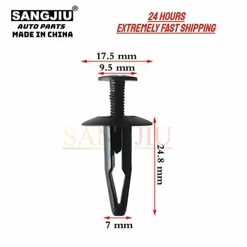 20 шт., зажимы для переднего бампера, совместимые с Ford GM Chrysle Chevrolet Camaro Cruze Land Rover Jaguar BMW Honda CBR