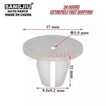 20 шт., зажимы для переднего бампера Toyota Yaris Scion Prius Corolla Camry Nissan Juke Subaru 94019FA050 01281-00111