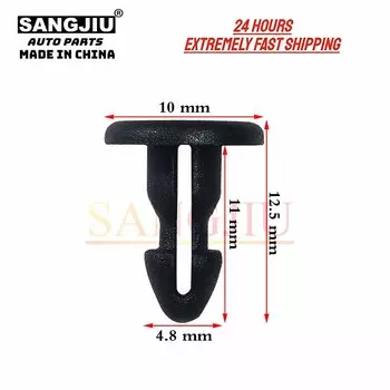 20 шт. зажимы для решетки капота, уплотнитель, совместимая с Mitsubishi