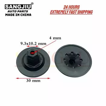 20 шт., зажимы для шасси, тепловой экран, совместимый с Volkswagen Atlas Cross Sport Eos Golf GTI ID.4, Audi WHT-000-713