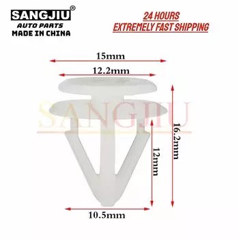 20 шт., зажимы для внутренней отделки двери, совместимы с Changan Suzuki SX4