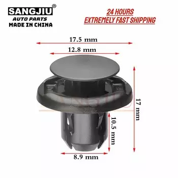 20 шт. зажимы переднего спойлера, совместимые с Toyota Lexus HS250h Celica Sequoia Sienna 4Runner 90467-09185