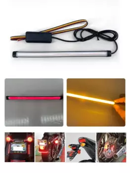 20 см, 30 см, 45 см, 60 см, полоса указателя поворота для мотоцикла, последовательный переключатель, плавные поворотные стоп-сигналы, светодиодные задние фонари, полоса