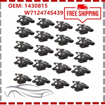 20 х 1430815 В 712474 S439 Обшивка багажника, металлические зажимы, зажимы, нагрузочный отсек для Ford Fiesta MK6 Focus MK3 Mondeo MK3 S-MAX MK1