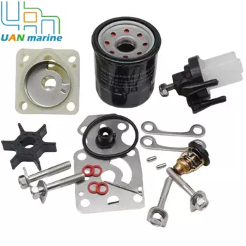 20HP F20B 4-Stroke Maintenance Kit for Yamaha Outboard Marine with Thermostat 6AH-W0078 61N-24560-10 5GH-13440-60 6AH-12411-00