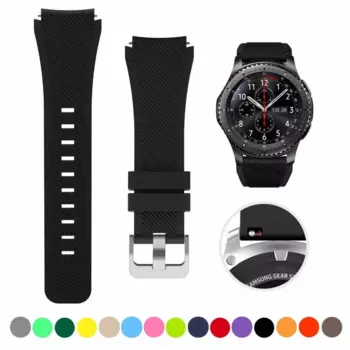 20mm 22mm Strap for Samsung Galaxy Watch4 5 6 40/44mm Classic 42/46mm 43/47mm Gear S3 Silicone Band huawei watch gt2 3 Bracelet