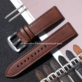 20mm 22mm Strap for Samsung Galaxy Watch 4/5/6/7 40/44mm Gear Band Vintage Bracelet for Xiaomi Redmi Watch 3 Active/Lite
