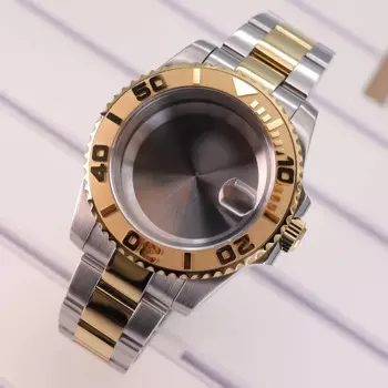 20mm Stainless Steel Strap 40mm Watch Case For Seiko Nh34 Nh35/36 Eta 2824 Miyota 8215 Movement 28.5mm YACHT-MASTER High Quality
