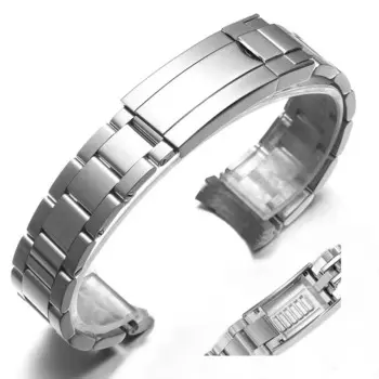 20mm Watchbands For Rolex SUBMARINER DAYTONA Yacht-Master GMT Watch Band glide lock Clasp Stainless Steel Bracelet Strap