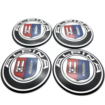 20pcs 45mm 56mm 60mm 65mm 67mm 78mm For ALPINA Car Wheel Center Cap Rims Dust-Proof Cover Logo Emblem Auto Exterior Accessories