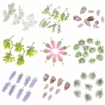 Искусственные растения smr, набор из 20 штук