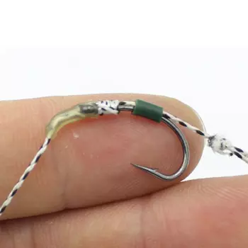 20PCS Carp Fishing Micro Fishing Hook Aligner Hook Sleeve Line Hook Kick Off Anti Tangle Aligner Rig Terminal Tackle Accessories