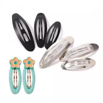 20pcs/lot Hair Clips Base Oval Hairpin BB Clip Base for Jewelry Making DIY Handmade Girls Kids Hair Accessories Hairpin Supplies