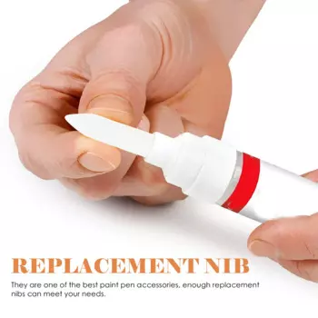 20pcs Marker Nibs Replacement Acrylic Paint Pen Tips Marker Nibs Painting Pen Tips 0.7mm Paint Markers school Office stationery