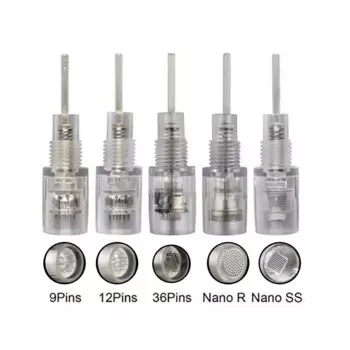20pcs Nano Round for Permanent Makeup Charmant Eyebrow Machine Pen Accessiroes 12P/36P/42P Screw Tattoo Mahcine Pen Supplies
