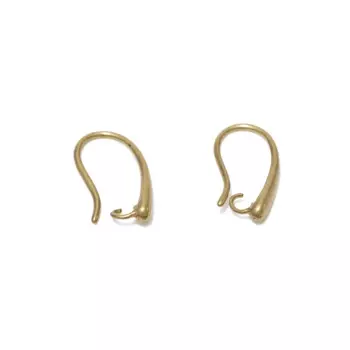 20Pcs Raw Brass French Earring Hooks Wire Connectors Findings Clasps For DIY Handmade Dangle Earrings Jewelry Making Accessories