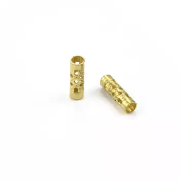 20pcs Raw Brass Hollow Tubes Tassel Base Connectors DIY for Jewelry Making Accessories Handmade Earrings Bracelets Findings