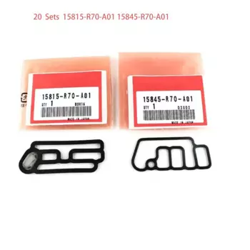 20Sets 15815-R70-A01 15845-R70-A01 15815R70A01 New Spool Valve Filter Cylinder Solenoid VTEC Gasket For HondaFor Accord Acura