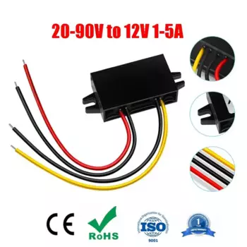 kangwobei DC/DC Конвертер 20-90В в 12В 5А