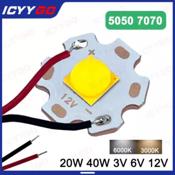 Светодиодные чипы ICYYGO IC-5050 7070 20W 40W