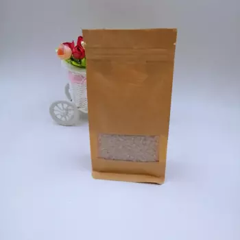 20x30x8 см, 50 шт., белый/цвет, для подарков, рождественская еда, чай, конфеты, замок на молнии, пакет из крафт-бумаги с подставкой для окна