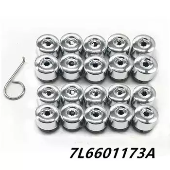 20x хром колесные наконечники болтов Винты крышки для Volkswagen VW Touareg 2004 2005 2006 2007 2008 2009 2010 2011 2012 2013 2014