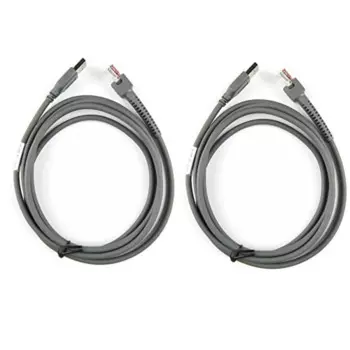 20x LS2208 USB к RJ45 кабелю 7 футов 2mtr CBA-U01-S07ZAR Gray для считывателя штрих-кодов Ls2208ap Ls1203 Ls4208 Ls4278 Ds6707 Ds6708