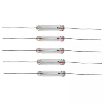 20 новых миниатюрных ламп 8 В 100 мА, осевая лампа VU-метра с проводами для катушечных магнитофонов и других аудиоусилителей