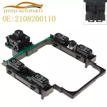2108200110 Электрический главный переключатель окна и зеркала автомобиля для Mercedes-Benz W210 E300 E320 E420 1996, 1997,