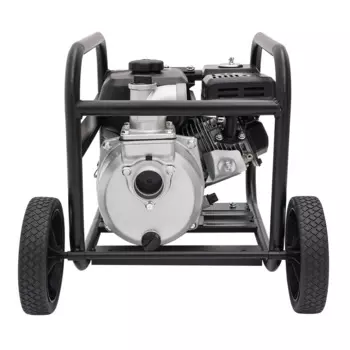210CC 6.5HP бензиновый водяной насос с колесами, портативный откачивающий 3600 об/мин