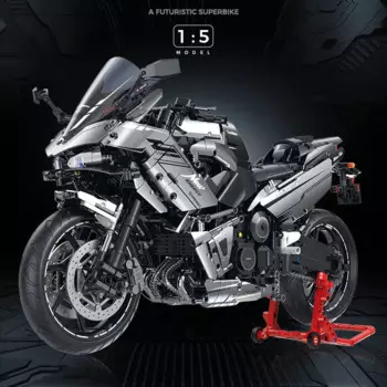 2156 шт., Детский конструктор «мотоцикл»