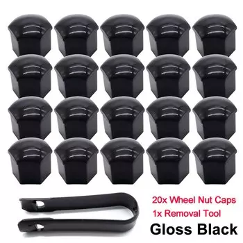 21 мм автомобильные колесные гайки, колпачки, защитные болты для шин, наружное украшение, шпильки, крышки ступицы, глянцевый матовый черный цвет для Tesla Model 3 S X Y