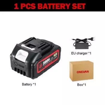 21 В перезаряжаемая литий-ионная батарея 588VF, литий-ионная батарея 22900 мАч с индикатором заряда батареи для электроинструментов 21 В BL1850 BL1840