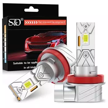 22000LM H8 H9 H11 H16JP Светодиодная фара 120 Вт Супер яркая 6500K Canbus 9005 HB3 9006 HB4 Светодиодная лампа для фар 3570 CSP 12 В