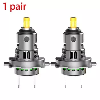 2200 Вт 360 H7 Светодиодная лампа для автомобильных фар Canbus 3000000 LM Light для автомобиля Turbo Mini Размер H7 Светодиодный налобный фонарь 6000K 12 В Беспроводной с вентилятором