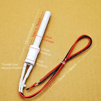 220 В 300 Вт зажигатель для печи-пеллет Cerami воспламенитель нагревательная трубка свеча зажигания для дровяной печи-пеллет 10,5*6,0*100 мм