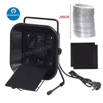 220 В 30 Вт 493 паяльный Дымопоглотитель ESD экстрактор дыма настольная машина для курения воздушный фильтр вентилятор с фильтром из активированного угля губка