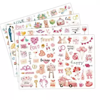 Набор сердечных наклеек JinEQ