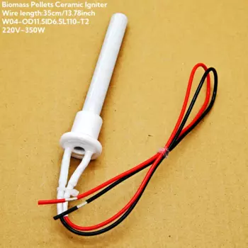 220 В 350 Вт печь для пеллет из биомассы керамический воспламенитель для печи на древесных пеллетах воспламенитель для камина и печей для барбекю