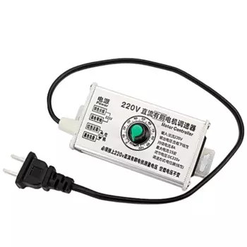 220V DC Brush Motor Governor Input AC220V Output DC10-220V Adjustable Motor Speed Regulator 4000W High Power Speed Controller