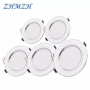 Светодиодный светильник ZHMZH круглый встраиваемый 5-18Вт белый/теплый белый