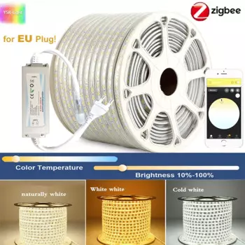 Светодиодная лента YSRSAI CCT 220В для GoogleSmartthings