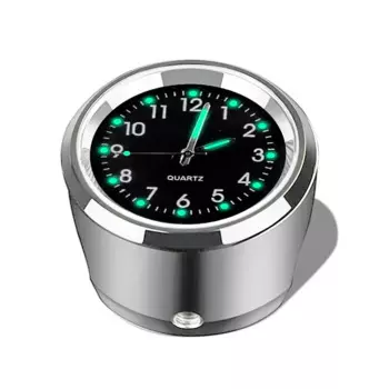 22-25 мм руль мотоцикла кварцевые часы мотоцикл скутер велосипед крепление на руль алюминиевые светящиеся часы для Yamaha Kawasaki