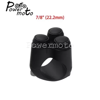 22-25 мм защелка и мгновенный переключатель на руле 2 и 3 кнопки для мотоцикла, кафе, гонки, 1 "7/8" мгновенные переключатели управления на руле