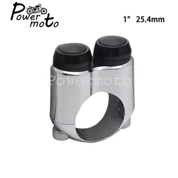 22 мм/25 мм мотоцикл 1 "7/8" переключатель на руле универсальный для мотоцикла велосипед кафе Racer мотокорпус шестерни двойные мгновенные кнопки