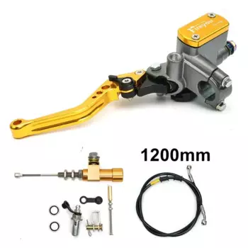 22 мм мотоциклетный комплект гидравлического сцепления с ЧПУ, рычаг главного цилиндра, вязальный масляный шланг для гонок Yamaha Kawasaki Honda Suzuki Motos